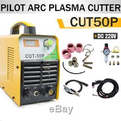 Pilot Arc Plasma Cutter CUT50 Plasma Cutting Machine 220V & 14 Consumables