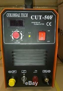 Pilot Arc Plasma Cutter CUT50F Inverter 50AMP 220V & 27 Consumables NEW Cutter