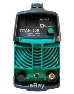 Plasma Cutter 30 Cons Simadre Titan 50 Amp 110/220V 1/2 Clean Cut 50R New
