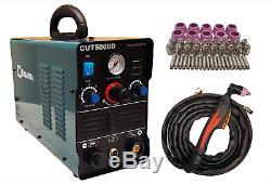 Plasma Cutter 50 Cons Simadre 5000D 50 Amp 110/220V 1/2 Clean Cut 60A Torch