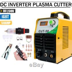 Plasma Cutter 50A CUT50 230V DC Inverter Air Plasma Cutting Machine &Torch &Kits