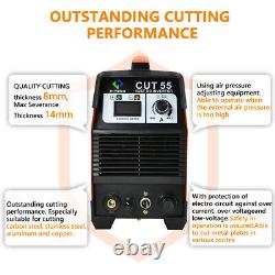 Plasma Cutter 50A DC Inverter IGBT 110/220V Cutting Machine 1/2 Inch Clean Cut