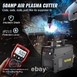 Plasma Cutter 50Amp Air Cutting Machine with Plasma Torch 110V/220V Dual Voltage