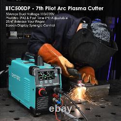 Plasma Cutter 7Gen 50A Dual 110/220V Pilot Arc BTC500DP Digital Cutting Machine