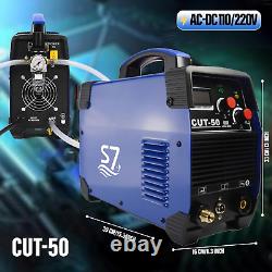 Plasma Cutter, CUT50 50 Amp 110V/220V Dual Voltage IGBT Cutting Machine
