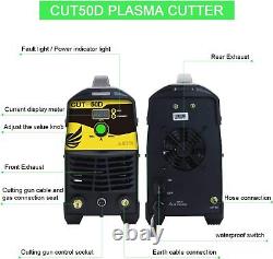 Plasma Cutter CUT50 Air Cutting Machine Digital IGBT 110V 220V 3/5'' MAX Cut