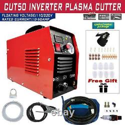 Plasma Cutter CUT50 Digital Inverter 110/220V Dual Voltage Plasma Cutter USA