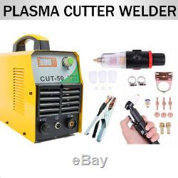 Plasma Cutter CUT50 Digital Inverter 110V/220V Welder & Torches & Accessories