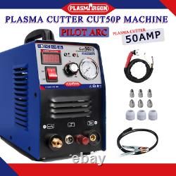 Plasma Cutter CUT50 Pilot Arc 50A 110/220V CNC Compatible Clean Cutting MAX14mm