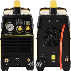 Plasma Cutter, CUT50DH 50A Dual Voltage 110/220V, AG60 Torch Plasma Cutting Mach