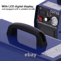 Plasma Cutter Inverter DC LCD Digital Thick Metal Plate Cutting Machine CUT50 FT