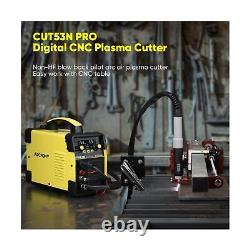 Plasma Cutter, Pilot Arc CUT53N Pro 53Amps Non-HF Blow Back CNC Plasma Cuttin