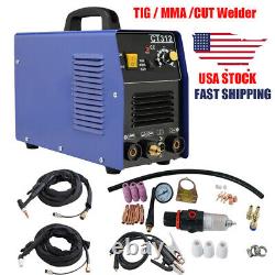 Portable TIG/MMA CUT Welder Plasma Cutter 3 in 1 Welding Machine With Accessories