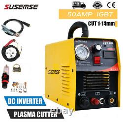 SUSEMSE CUT50P Pilot Arc Plasma Cutter 50Amp Non Touch Cutting Machine 1-12mm