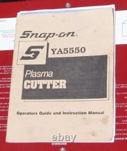 Snap On YA5550 Plasma Cutter Torch Cutting Machine Cuts 1/2 Steel