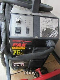 Thermal Dynamics Pak 75xl plasma cutter with manual cuts up to 3/4