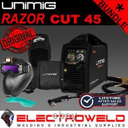 UNIMIG Razor Cut 45 Bundle Plasma Cutter, Torch, Elite Vision Goggles KUPJRRW45