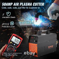 VEVOR Air Plasma Cutter Cutting Machine 50A110/220V Dual Voltage 1/2 Clean Cut
