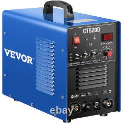 VEVOR CT520D Inverter Welder 50A/200A TIG ARC/MMA Plasma Cutter 110V/220V IGBT