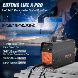 VEVOR Non-Touch Pilot Arc Air Plasma Cutter 50A HF AC110/220V 1/2 Clean Cut