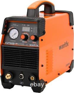 Warfox Plasma Cutter 120/240V Dual Voltage Plasma Cutting Machine, Max Cutting