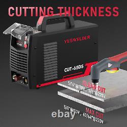 YESWELDER Plasma Cutter 65 Amp Non High Frequency Non-Touch Pilot Arc Digital DC